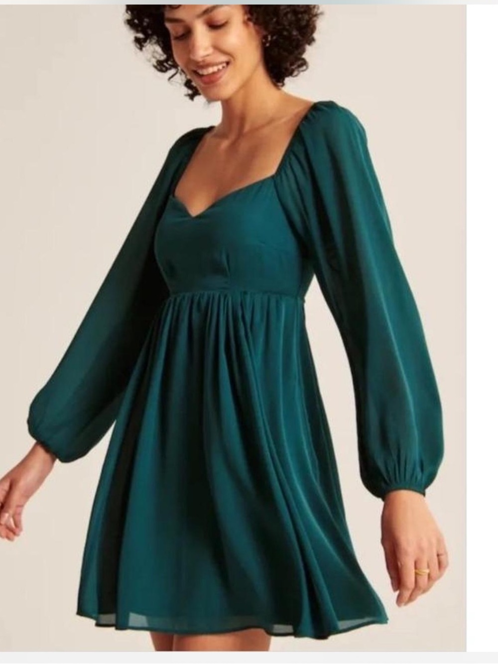 Abercrombie Long Sleeve Babydoll Dress